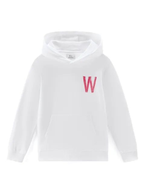 Woolrich Kids graphic-print cotton hoodie