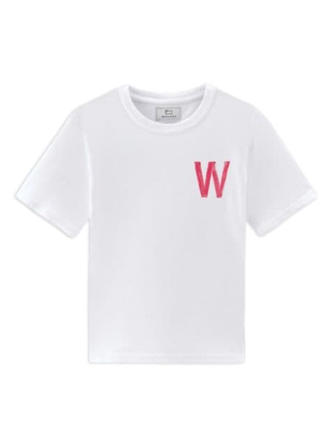 Woolrich Kids graphic-print cotton T-shirt