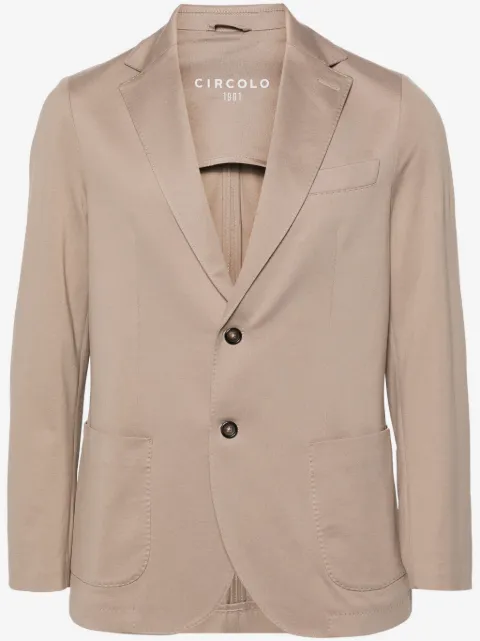 Circolo 1901 blazer en piqué à simple boutonnage