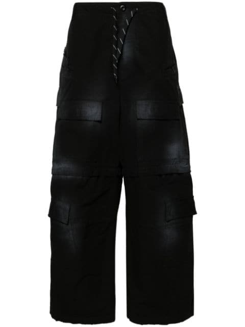 Balenciaga spray-paint ripstop trousers