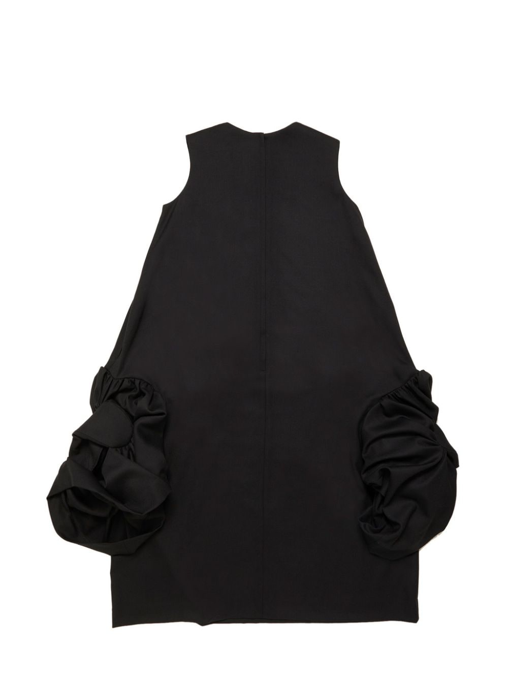 Shop Comme Des Garçons Sleeveless Short Dress In Black