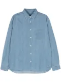 A.P.C. chambray cotton shirt - Blue