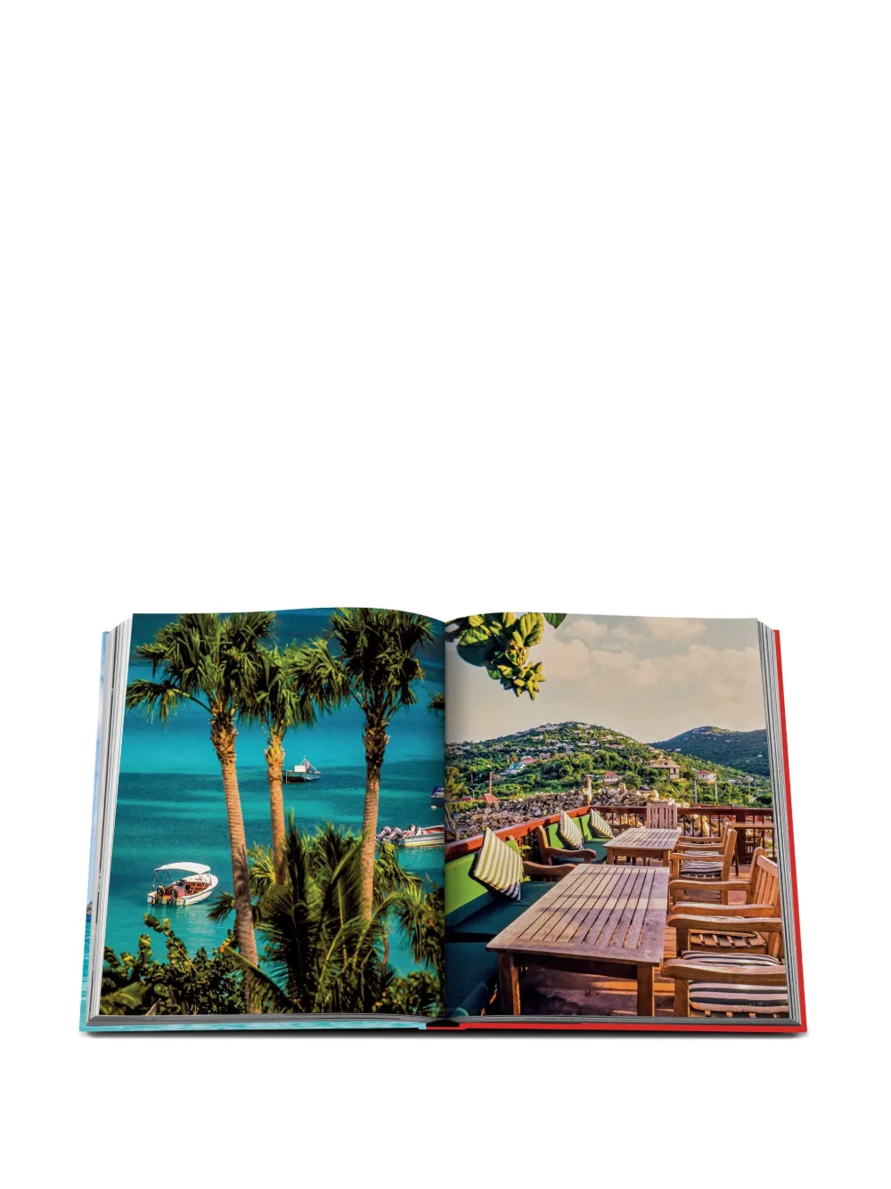 Shop Assouline Eden Rock St Barths By Vassi Chamberlain Hardcover Book In Red