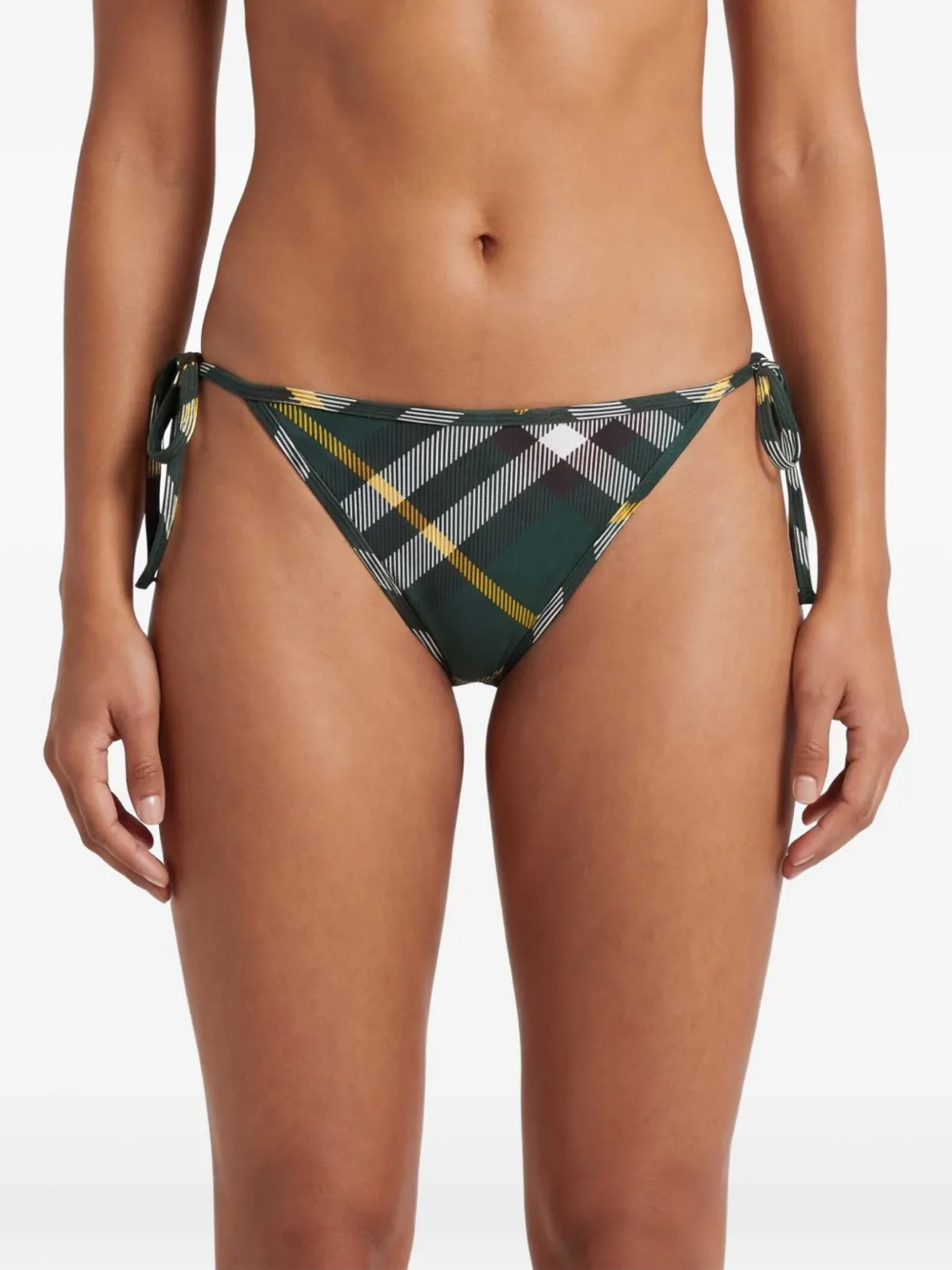 Burberry Geruite bikinislip Groen