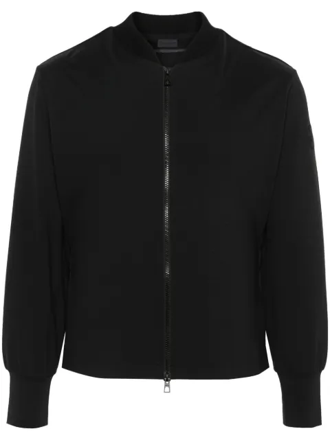 Moncler logo-appliqué bomber jacket