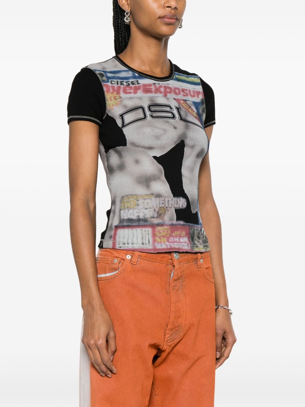 Diesel T-Ele graphic-print T-shirt Women