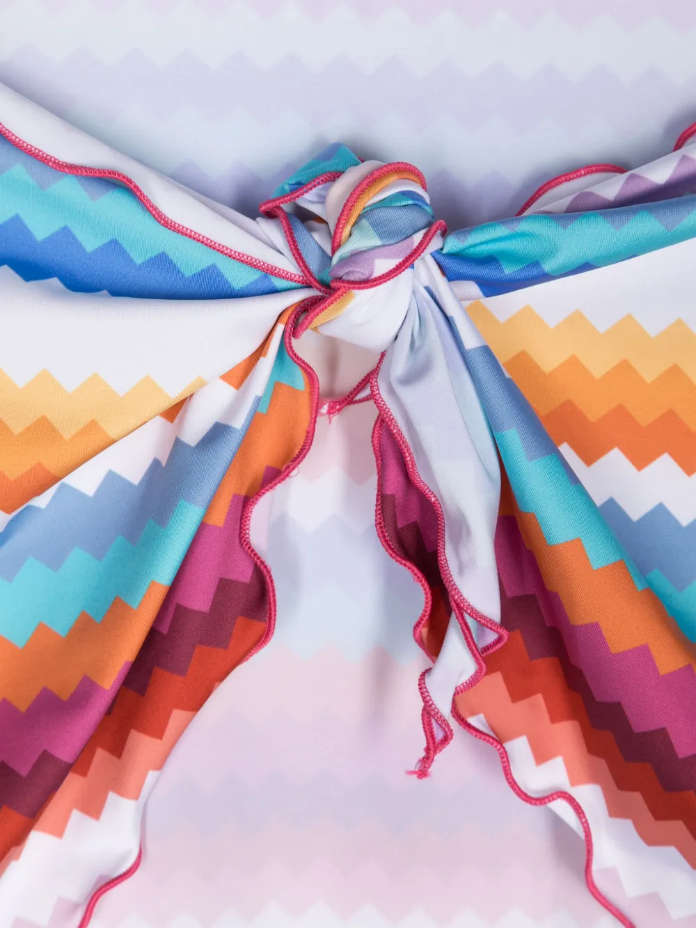 Missoni Kids Wikkelrok met zigzag patroon Roze