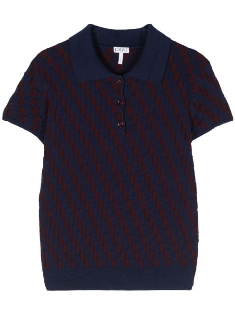 LOEWE knitted polo shirt Women