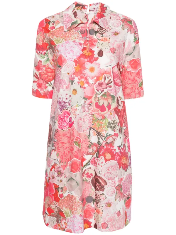 Marni Kleid floral print Cotton Dress Farfetch