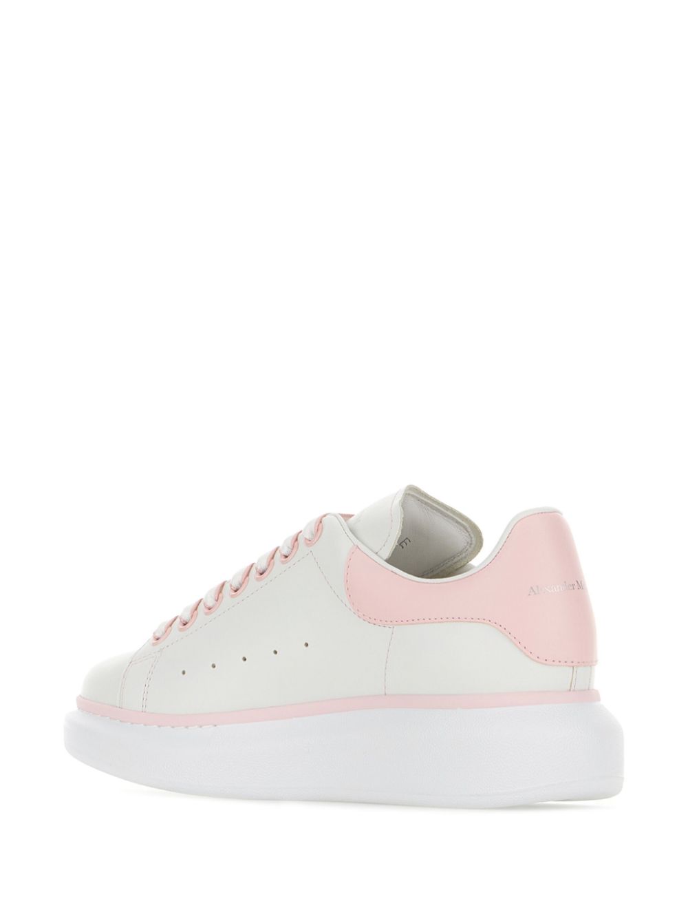 Alexander McQueen Oversized chunky leather sneakers Pink