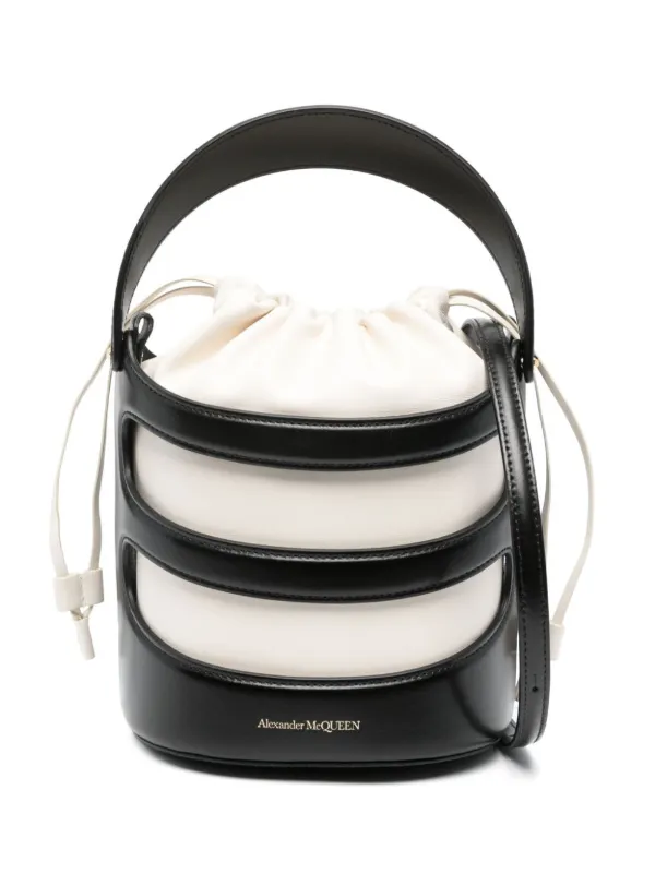alexander mcqueen★ライズ バケットバッグ 787126-1VPHG-1090 Alexander McQueen The Rise Bucket Bag | Black | FARFETCH