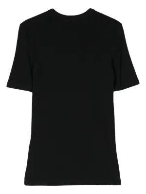 Toteme Classic コットンリブジャージーTシャツ Totême - クラシック・リブ・ジャージーTシャツ をオンライン