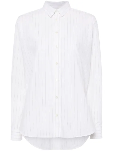 TOTEME camisa con rayas diplomáticas estampadas
