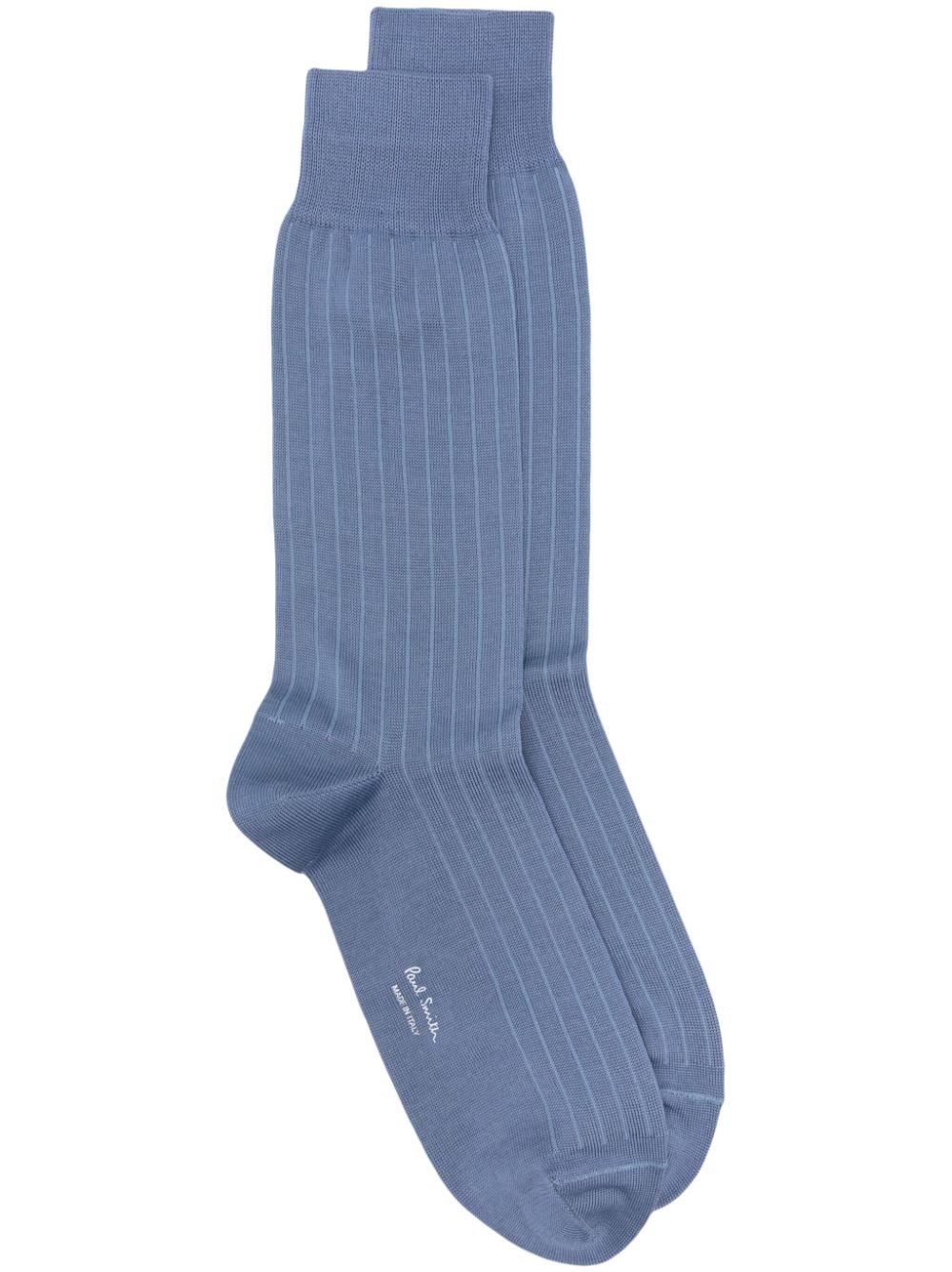 logo-print ankle-length socks