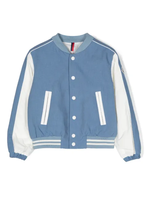 Moncler Enfant Kobby denim bomber jacket