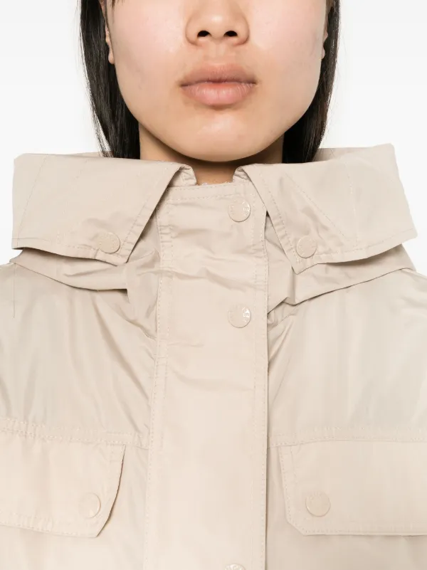 ☆MONCLER☆ スタイリッシュロングナイロンコート・Mantio♪ Moncler Mantio Maxi Parka Coat | Neutrals | FARFETCH