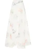 ZIMMERMANN Natura maxi skirt - White