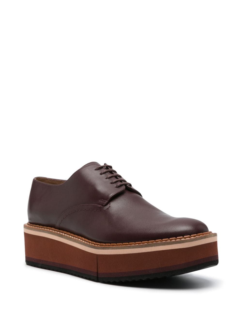 Clergerie Brook 2 brogues - Rood