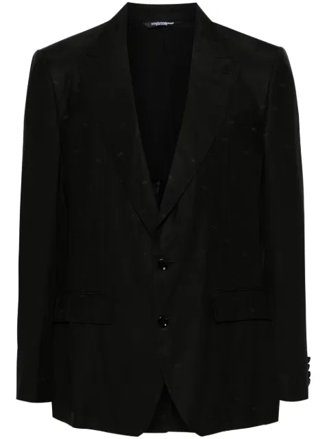 Dolce & Gabbana Seidensakko aus Logo-Jacquard