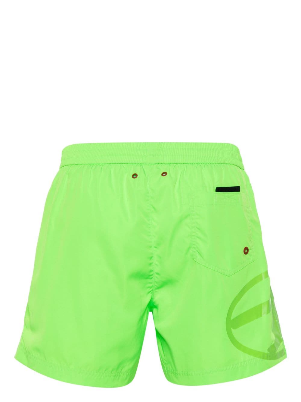 Shop Diesel Bmbx-rio-41 Swim Shorts In Green
