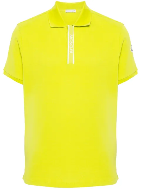 Moncler logo-appliqué cotton polo shirt