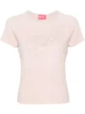 Diesel T-Vincie rhinestone-embellished T-shirt - Pink
