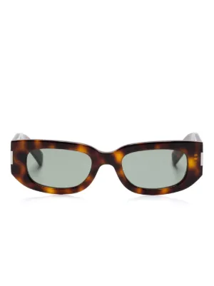 Palm Angels Tortoiseshell Rectangle Sunglasses - Brown/Black Lenses Palm Angels Tortoiseshell Palm Sunglasses Palm Angels main image 3