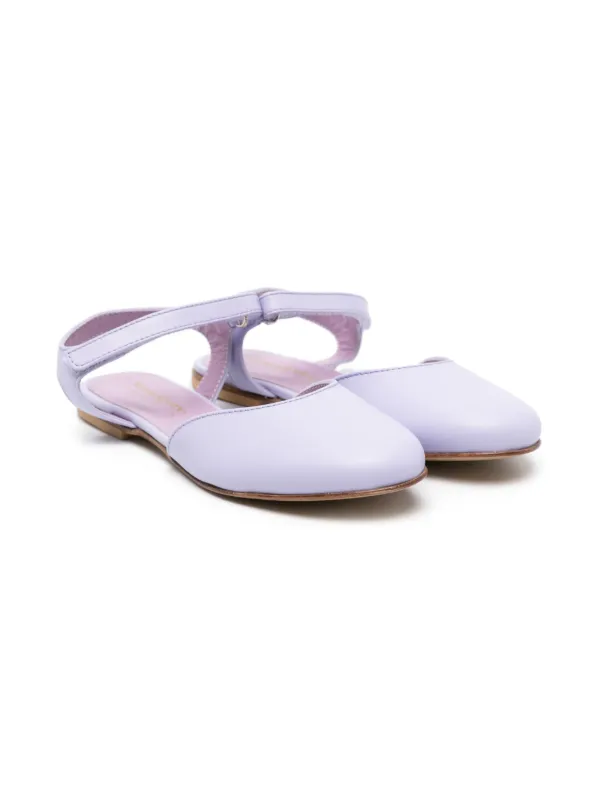 Andrea Montelpare touch-strap ballerina shoes