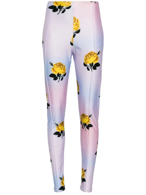 Pantalon skinny à fleurs - MERYLL ROGGE - Modalova