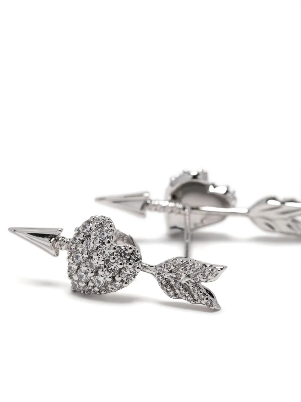 SHUSHU/TONG heart-motif stud earrings | Image 2