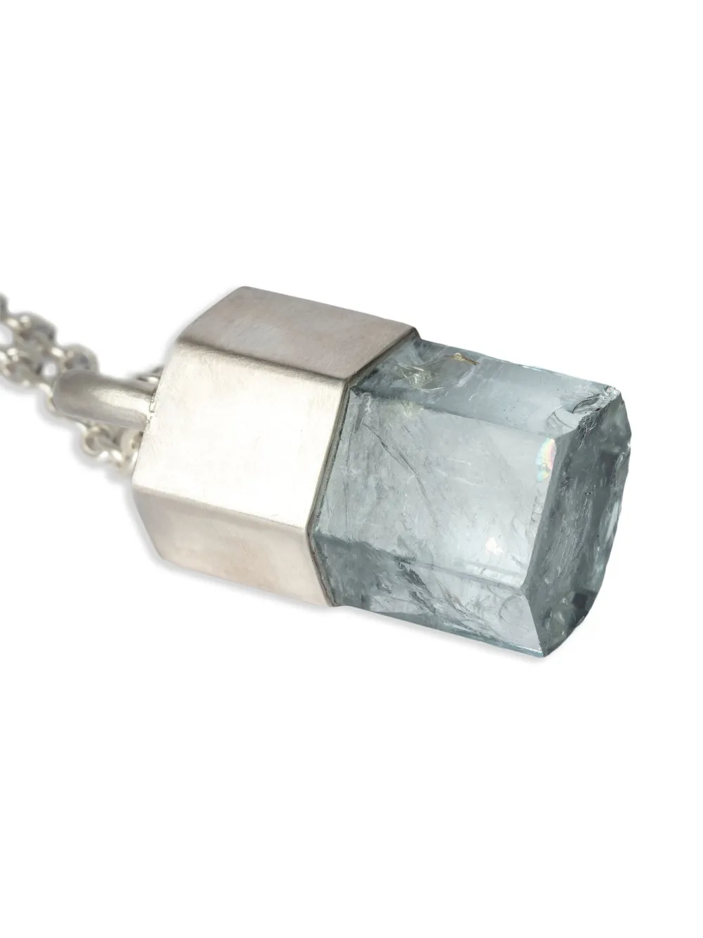 Parts Of Four Talisman Pendant Necklace In Silver