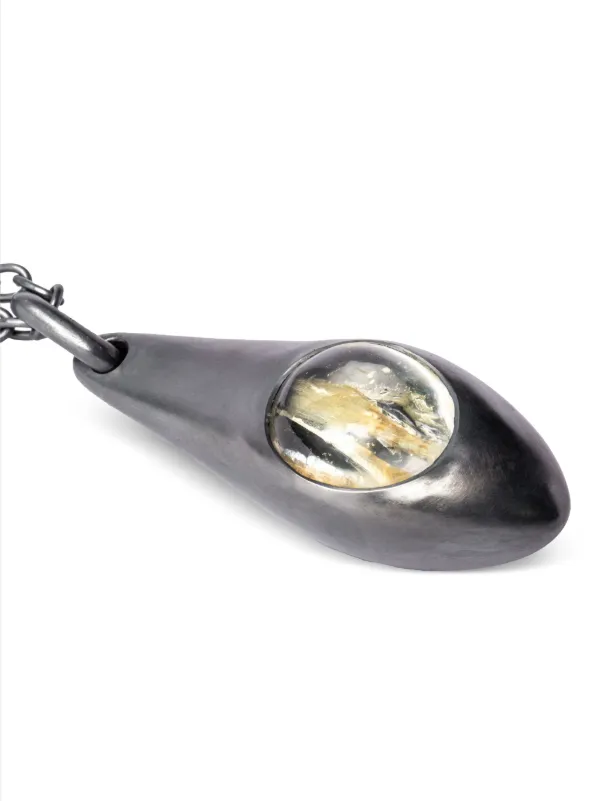 Parts Of Four Chrysalis Pendant Necklace | Black | FARFETCH Parts Of Four Chrysalis Pendant Necklace | Black | FARFETCH