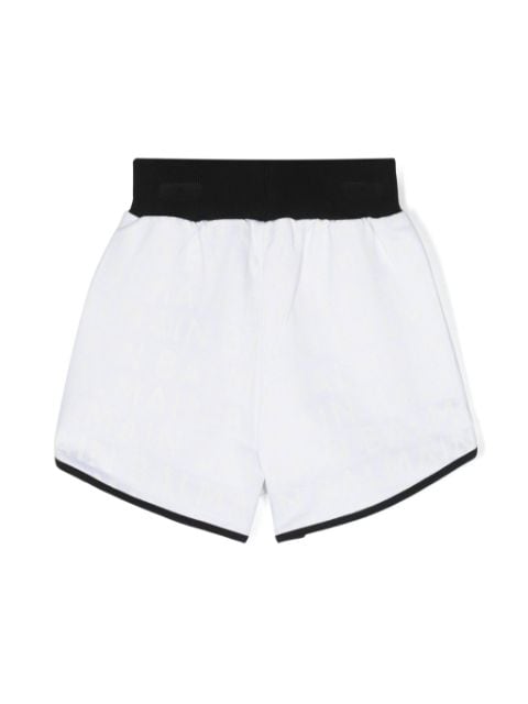 logo-print jersey shorts