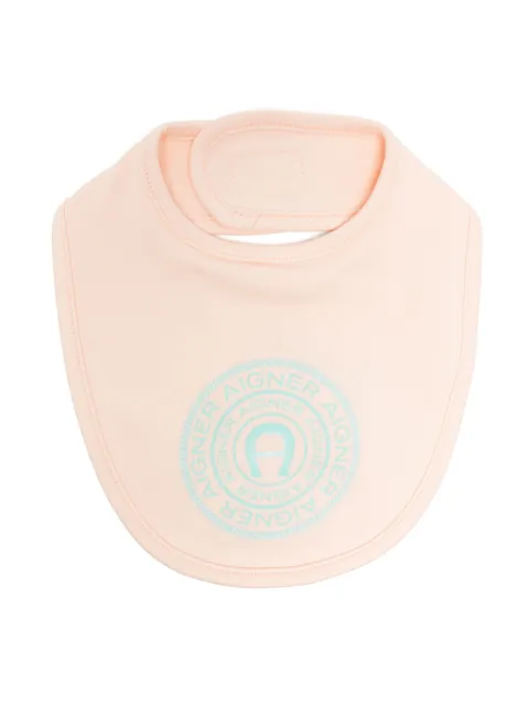 Aigner Kids logo-print jersey bib