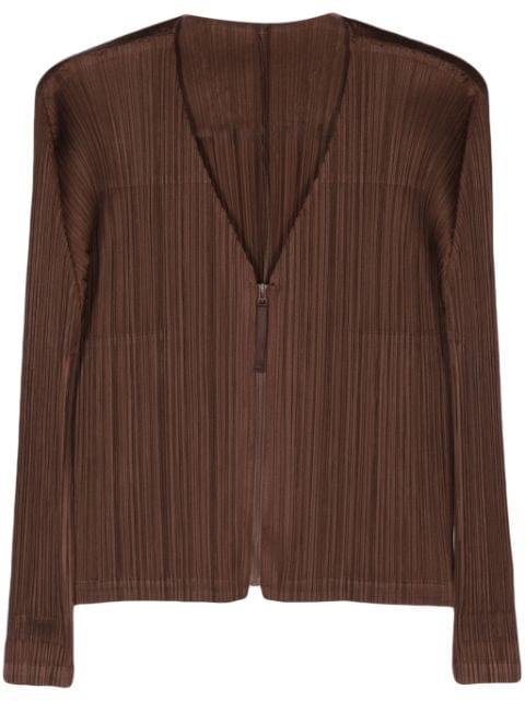 Pleats Please Issey Miyake Monthly Colours: September cardigan