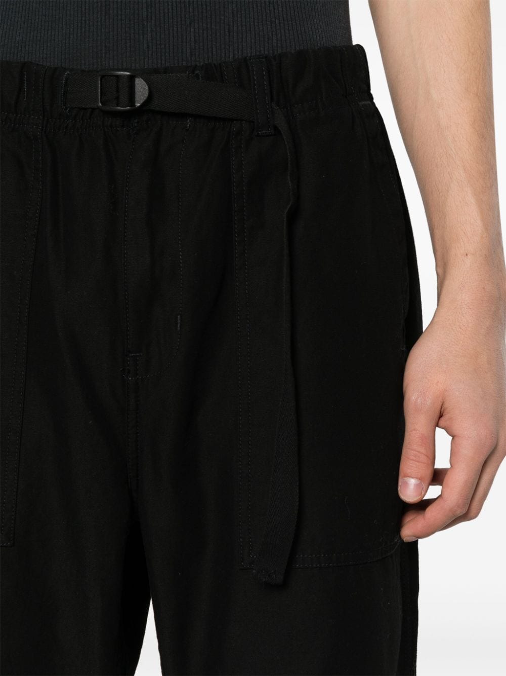 Shop Carhartt Hayworth Tapered Trousers In Black