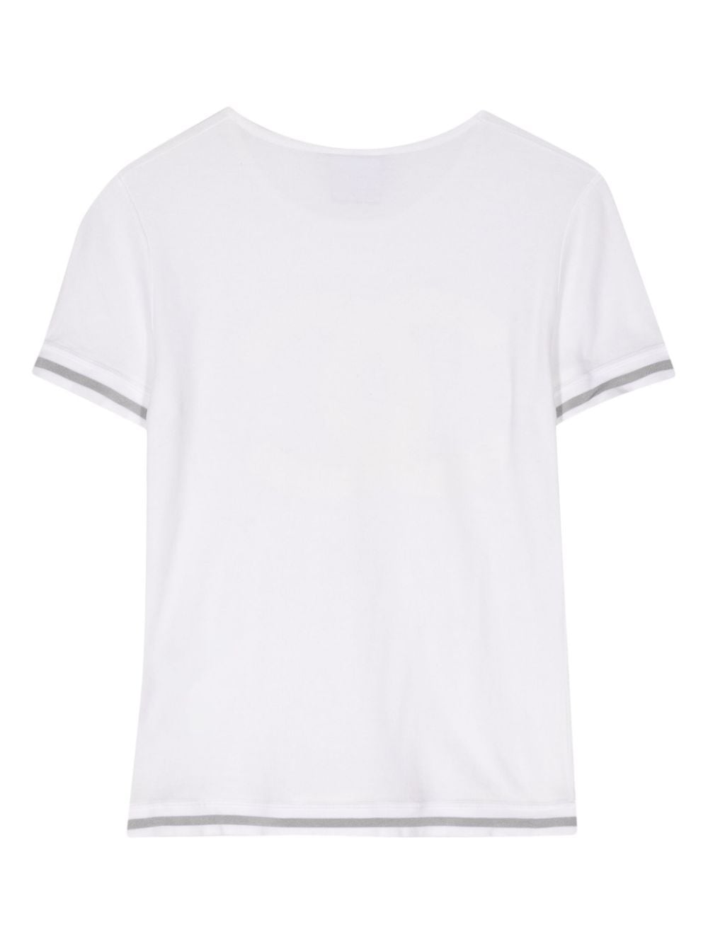 Pre-owned Chanel 2006 Sports Line Cotton T-shirt In White