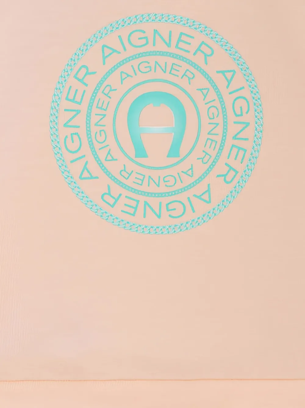 Aigner Kids Romper met Peter Pan kraag Beige