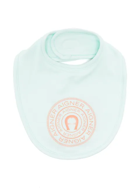 Aigner Kids logo-print jersey bib