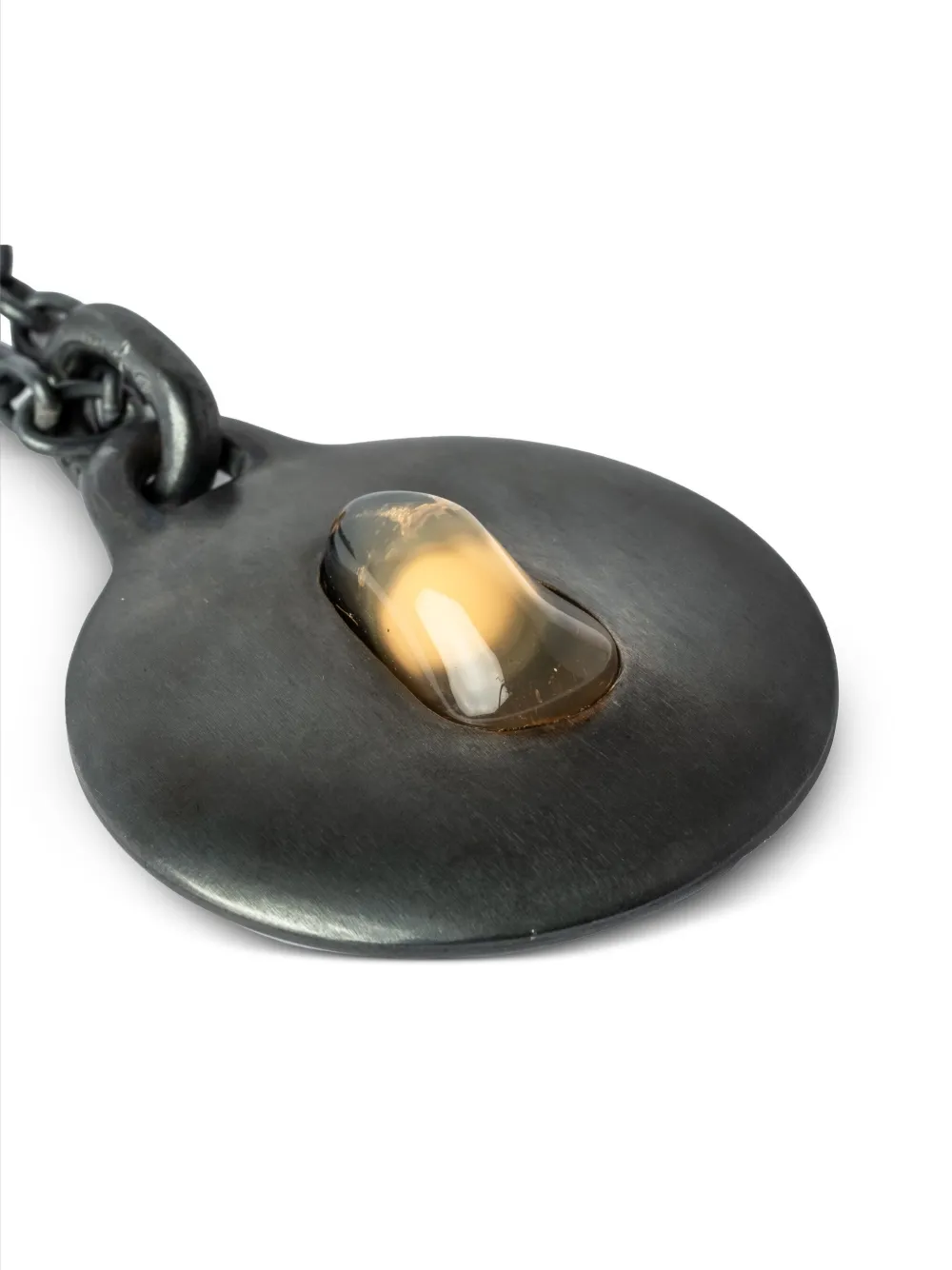 Parts Of Four Disk Necklace In Black