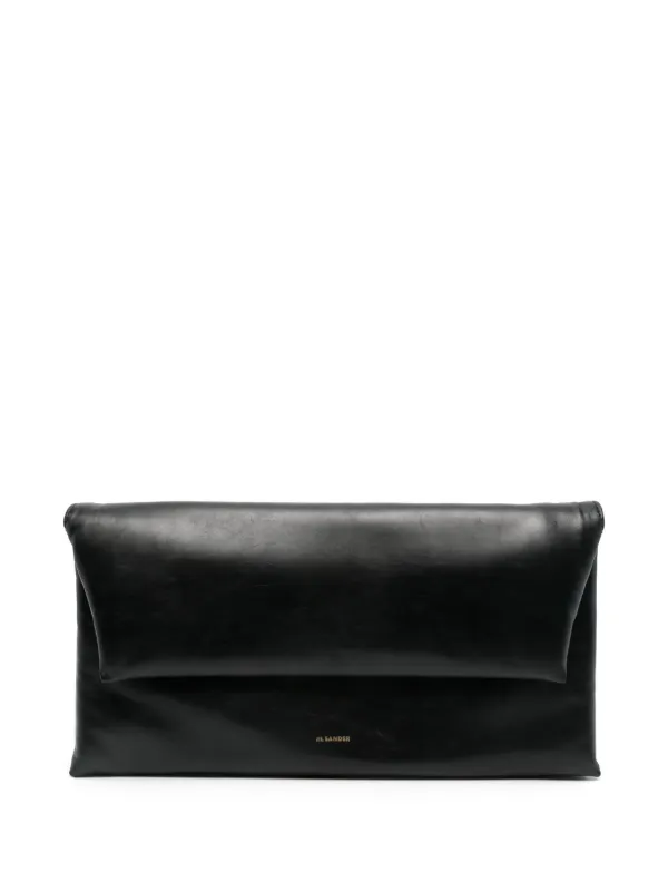 Jil sander 'Impero' media'クラッチバッグ Jil Sander レザー クラッチバッグ | ブラック | FARFETCH JP