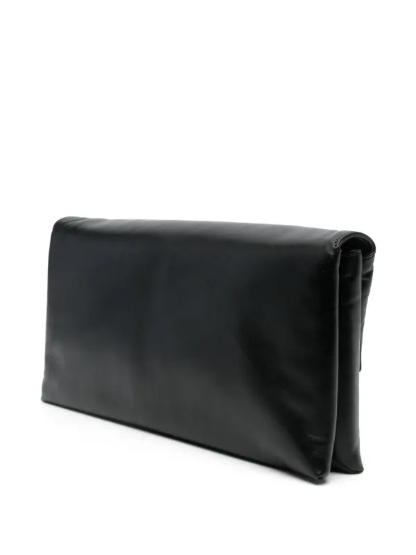Jil sander 'Impero' media'クラッチバッグ Jil Sander レザー クラッチバッグ | ブラック | FARFETCH JP