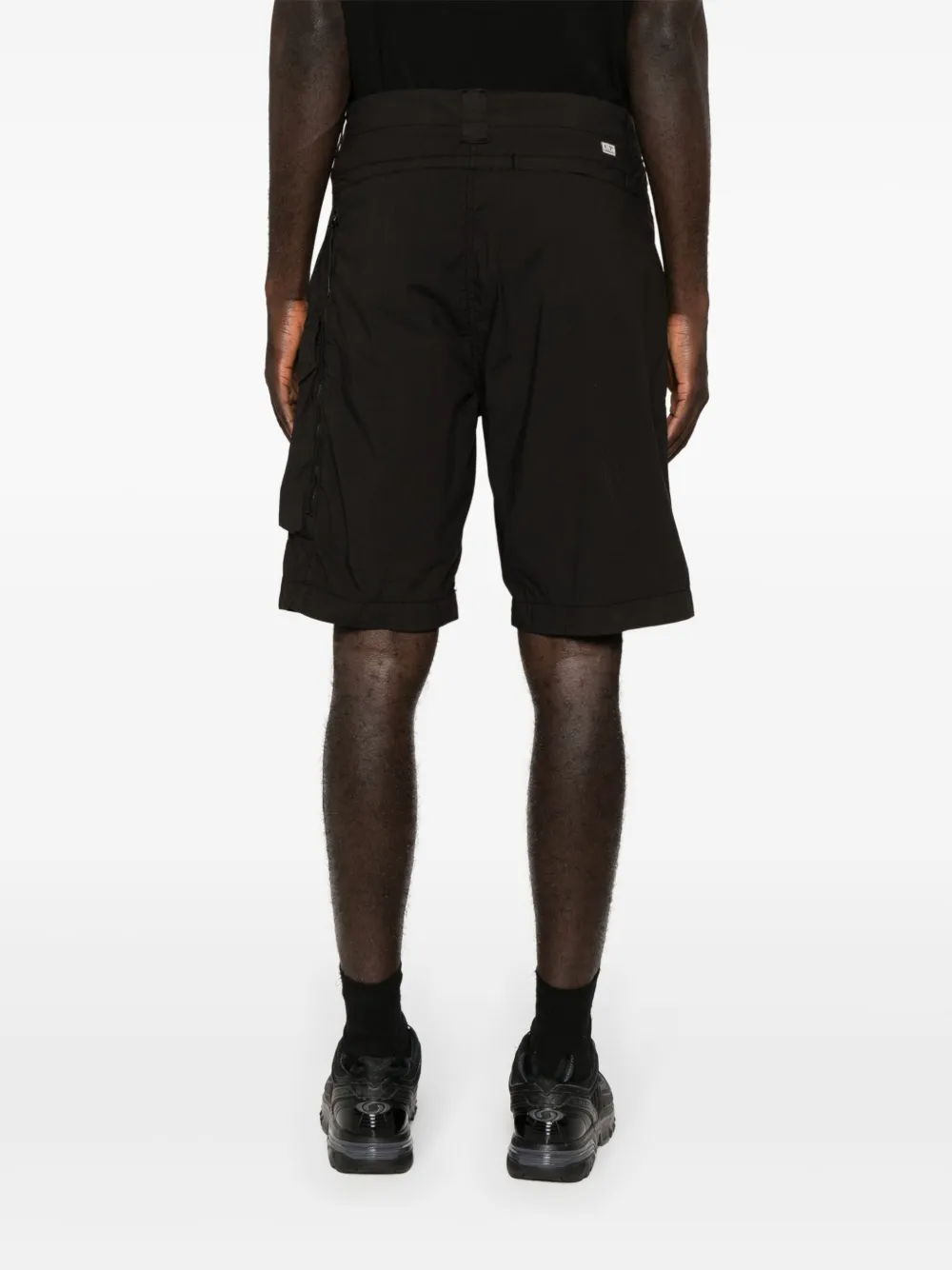 C.P. Company 50 Fili cargo shorts Zwart