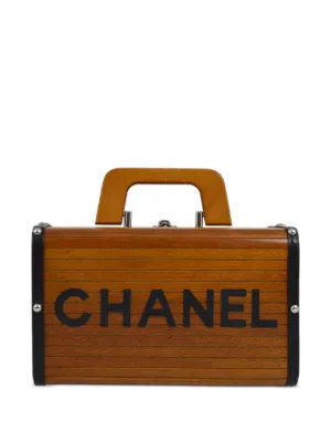 CHANEL Pre-Owned 1995 ココマーク バニティバッグ | ブラウン