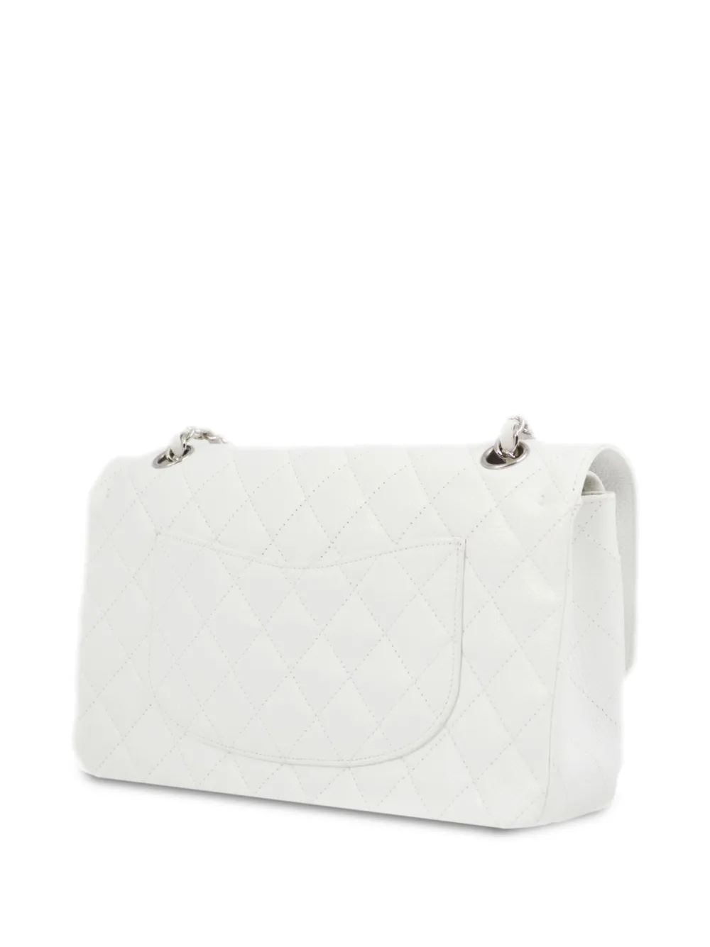 CHANEL Pre-Owned 2008 Double Flap medium schoudertas - Wit