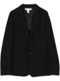 Comme Des Garçons Shirt single-breasted wool blazer - Black