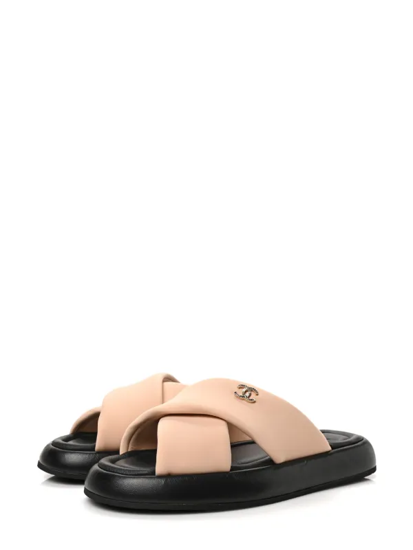 Chanel criss best sale cross slides