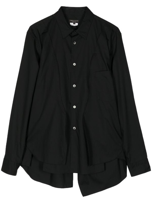 Comme Des Garçons Homme Plus Layered Cotton Shirt - Farfetch