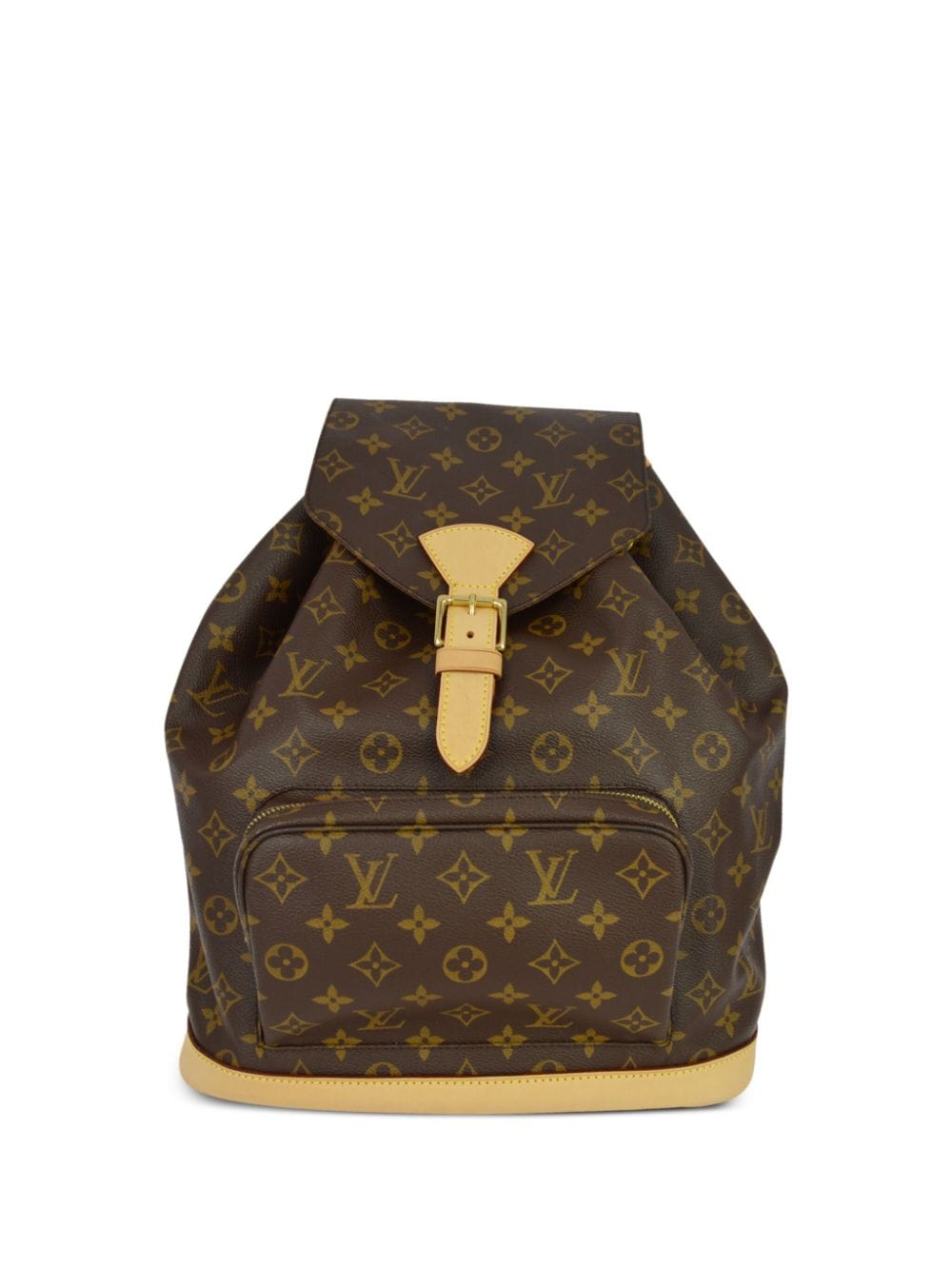 Pre-owned Louis Vuitton 2007 Montsouris Gm Backpack In 黑色