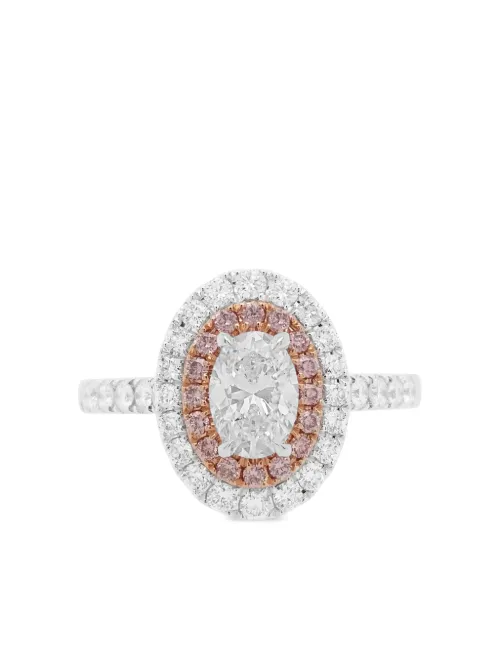 Bague en or blanc 18ct pavée de diamants - HYT Jewelry - Modalova